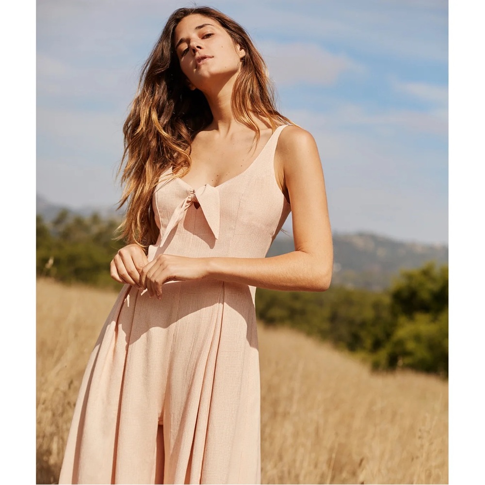Christy Dawn Peach Jumpsuit - Picture 3 of 6